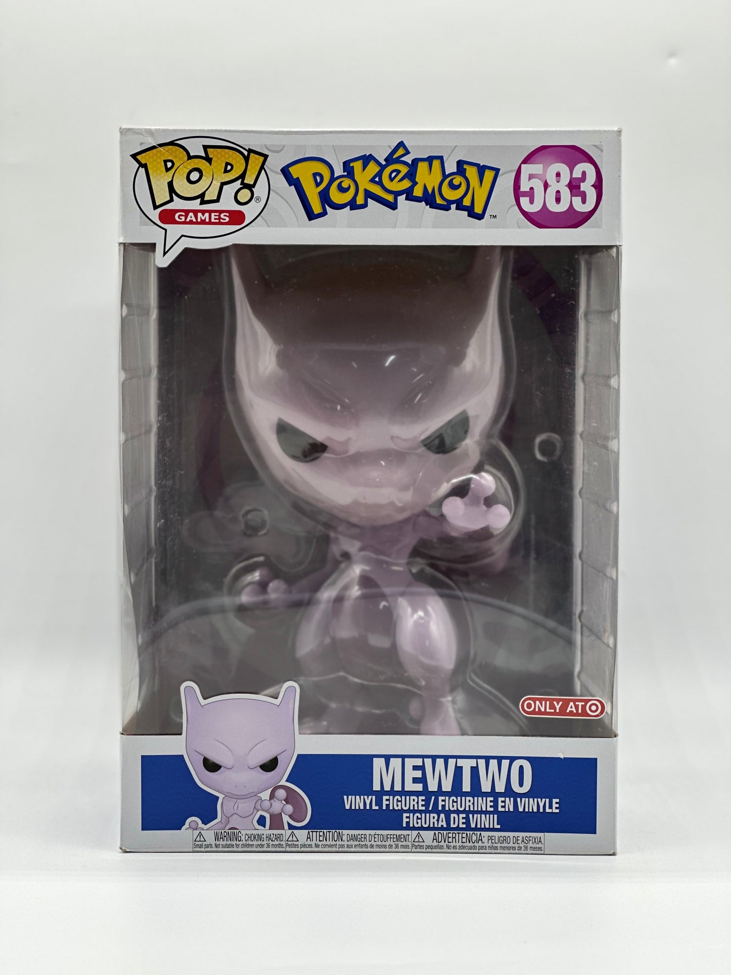 Pop! Games Pokemon 583 Mewtwo Only At Target 10’Inch