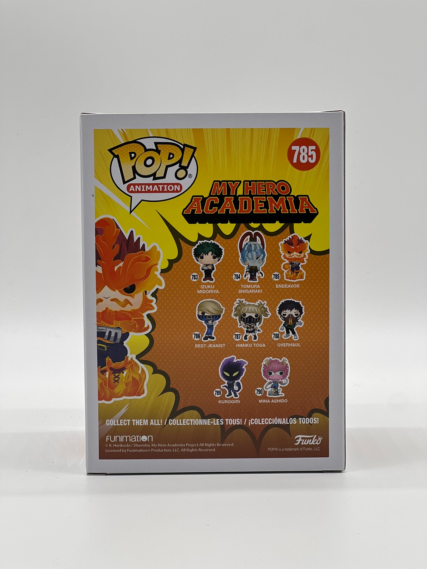 Pop! Animation My Hero Academia 785 Endeavor Glows In The Dark Amazon Exclusive