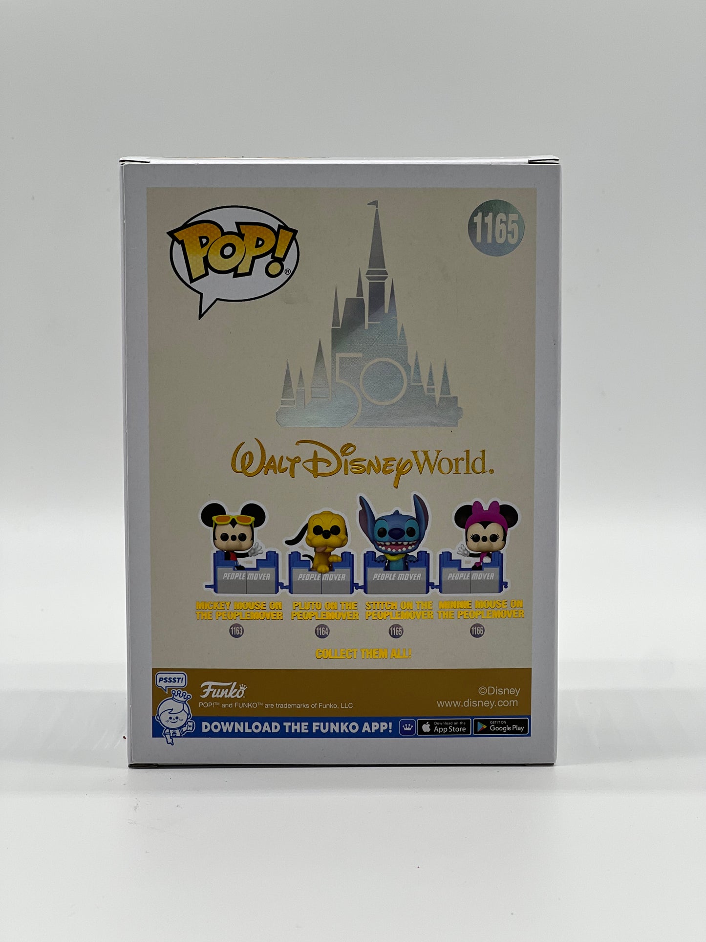 Pop! Walt Disney World. 50 1165 Stitch On The Peoplemover Funko Exclusive