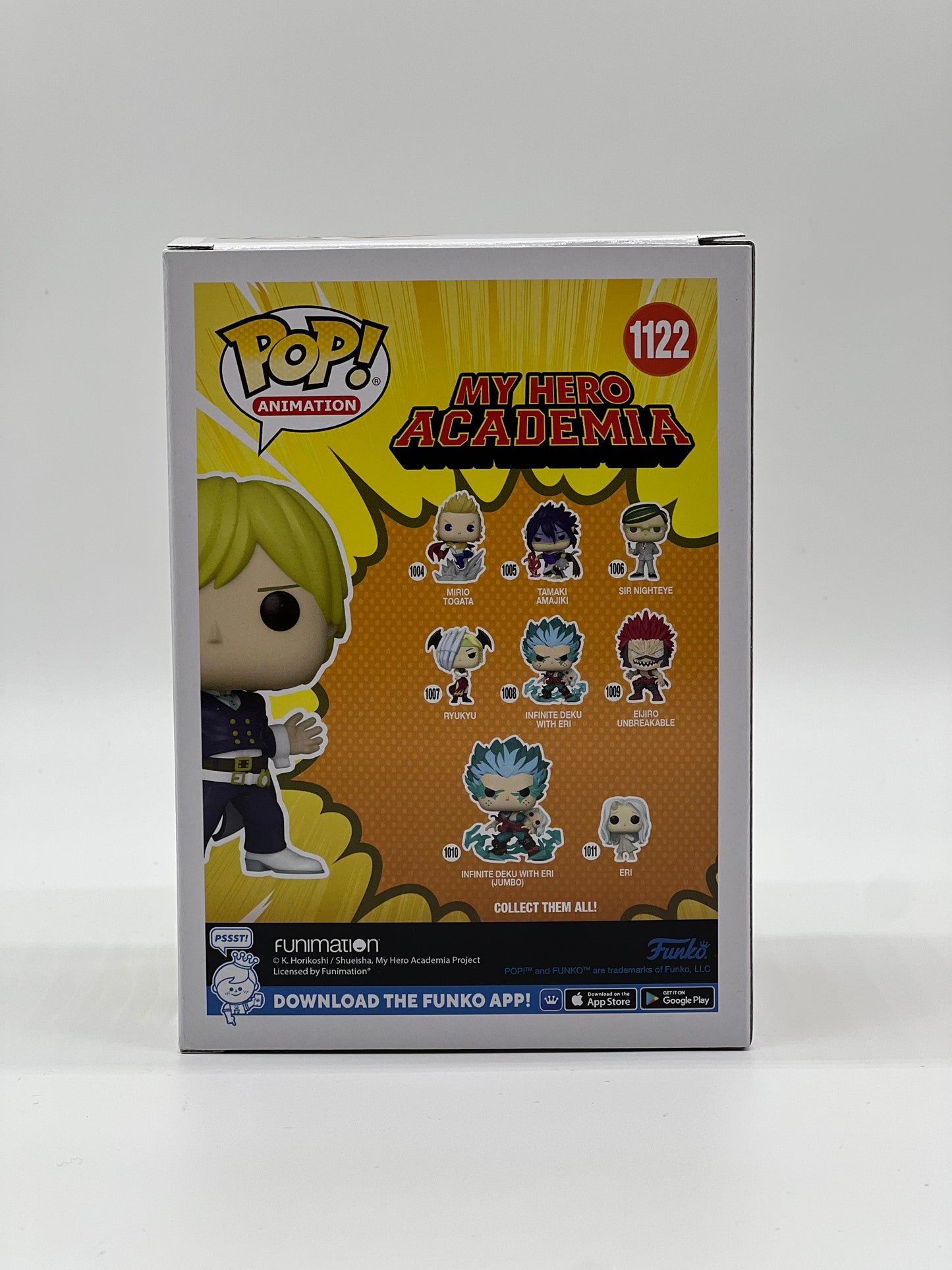 Pop! Animation My Hero Academia 1122 Neito Monoma HotTopic Exclusive