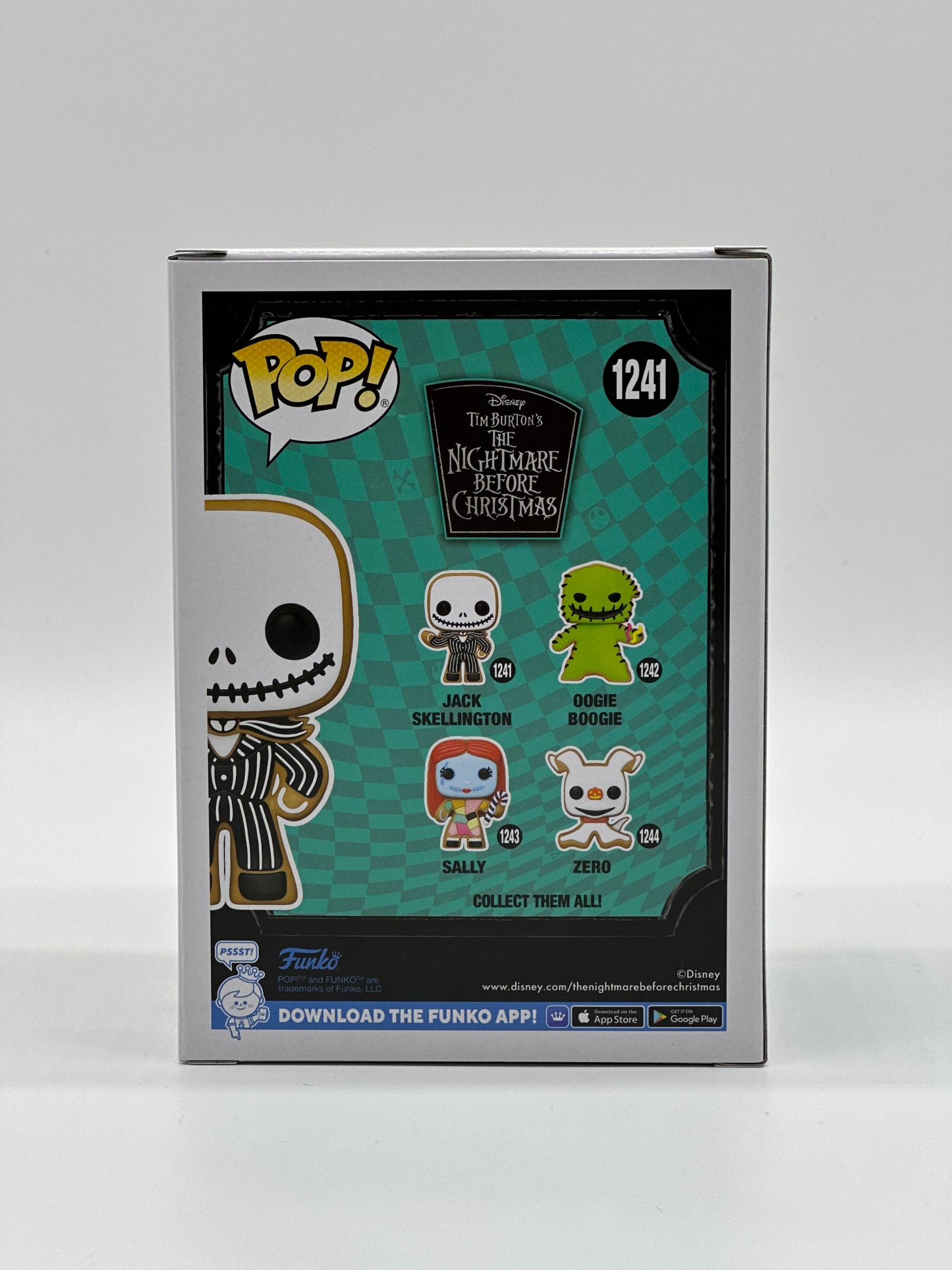 Pop! Disney 1241 Jack Skellington Exclusive Drop HotTopic Holiday 2022
