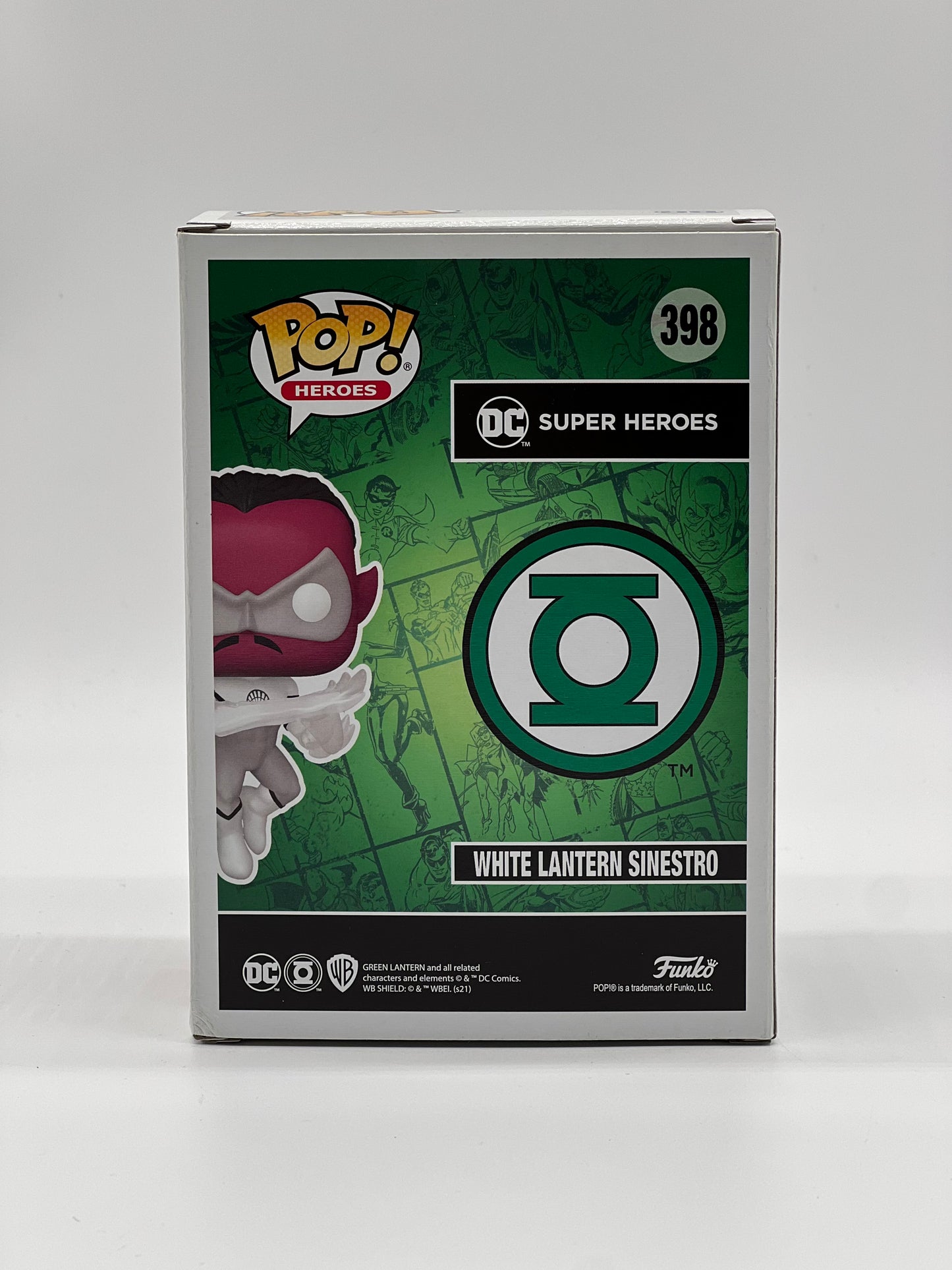 Pop! Heroes Green Lantern 398 White Lantern Sinestro 2021 Summer Convention Limited Edition