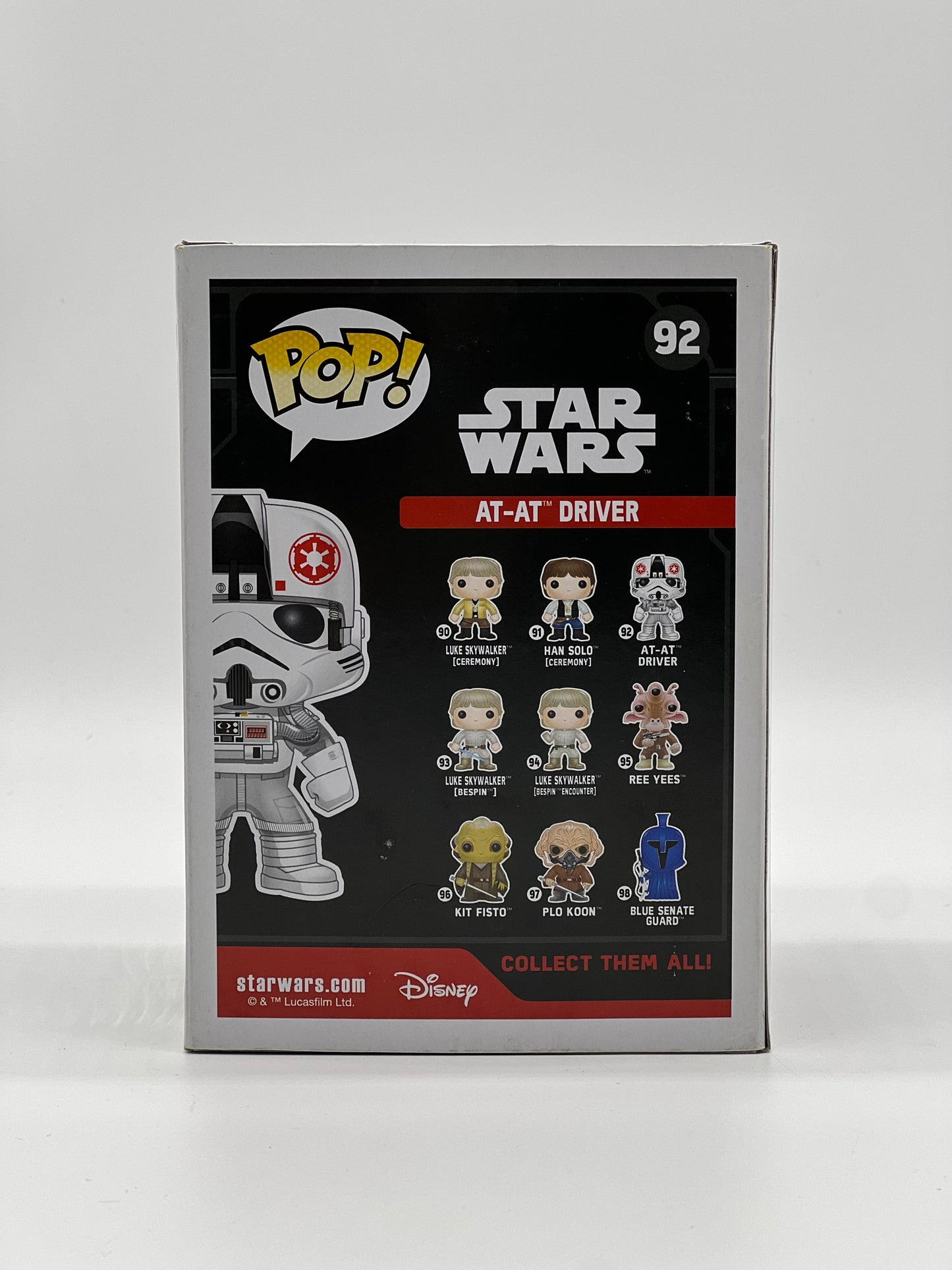 Pop! Star Wars 92 AT-AT Driver Walgreens Exclusive