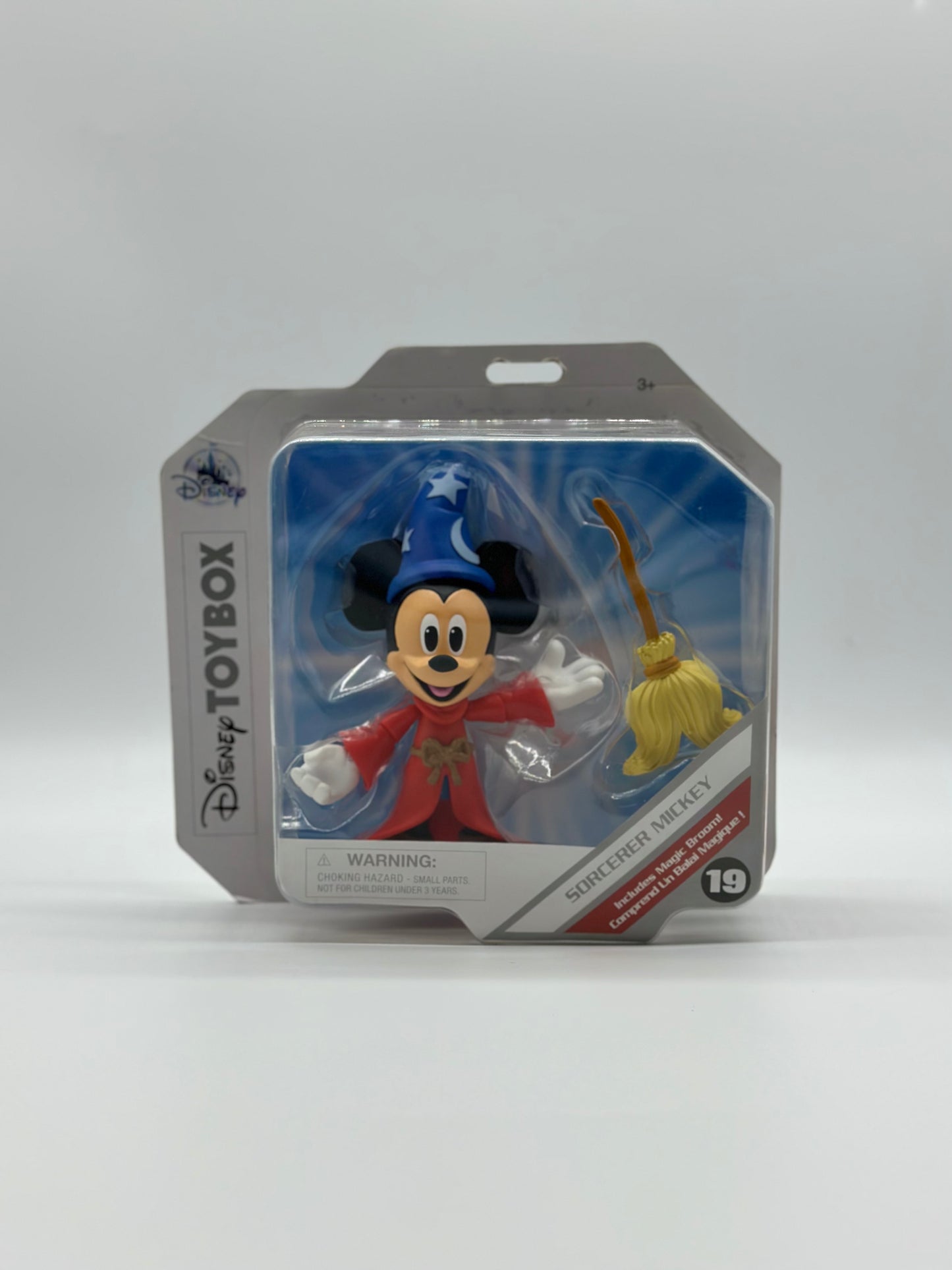 Sorcerer Mickey Includes Magic Broom ToyBox Figure