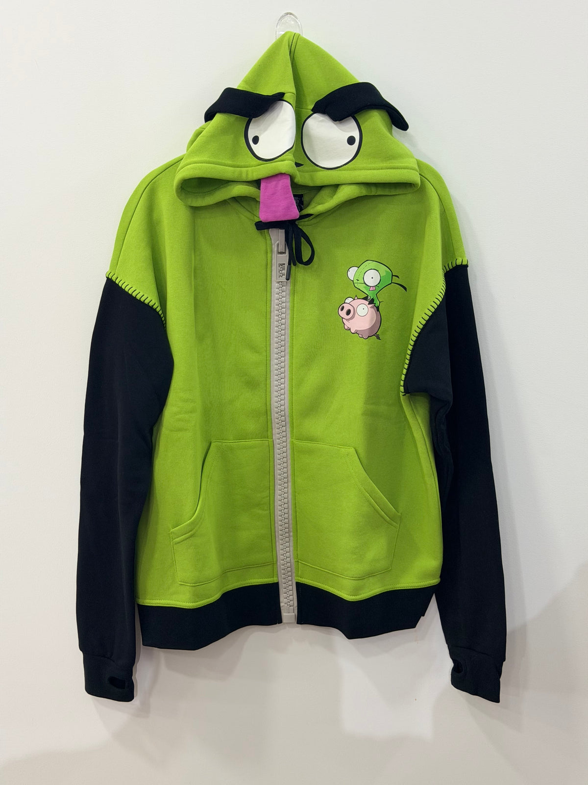 Nickelodeon Invader Zim GIR Cosplay Hoodie Medium