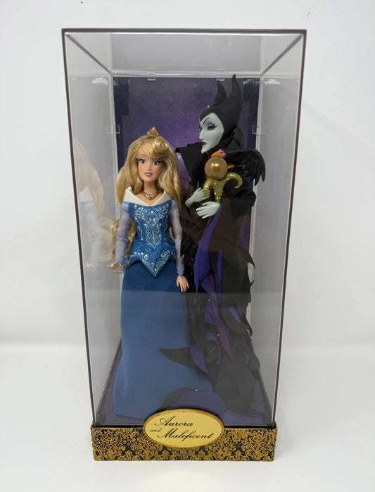 Disney Fairytale Designer Collection Aurora And Maleficent Limited Edition Doll Set