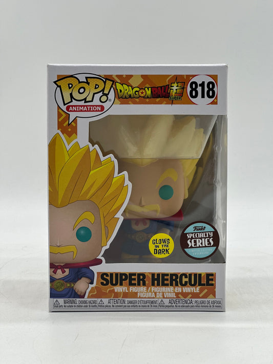 Pop! Animation Dragon Ball Z Super 818 Super Hercule Glows In The Dark Specialty Series Limited Edition Exclusive