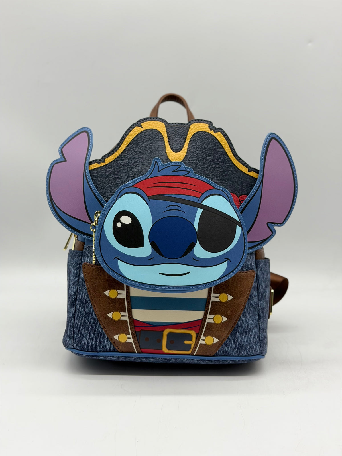 Disney Lilo & Stitch Pirate Stitch Figural Mini Backpack