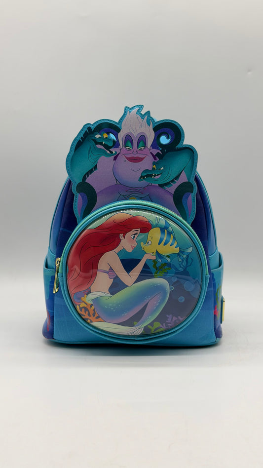 Disney The Little Mermaid 35TH Anniversary Glow In The Dark Backpack