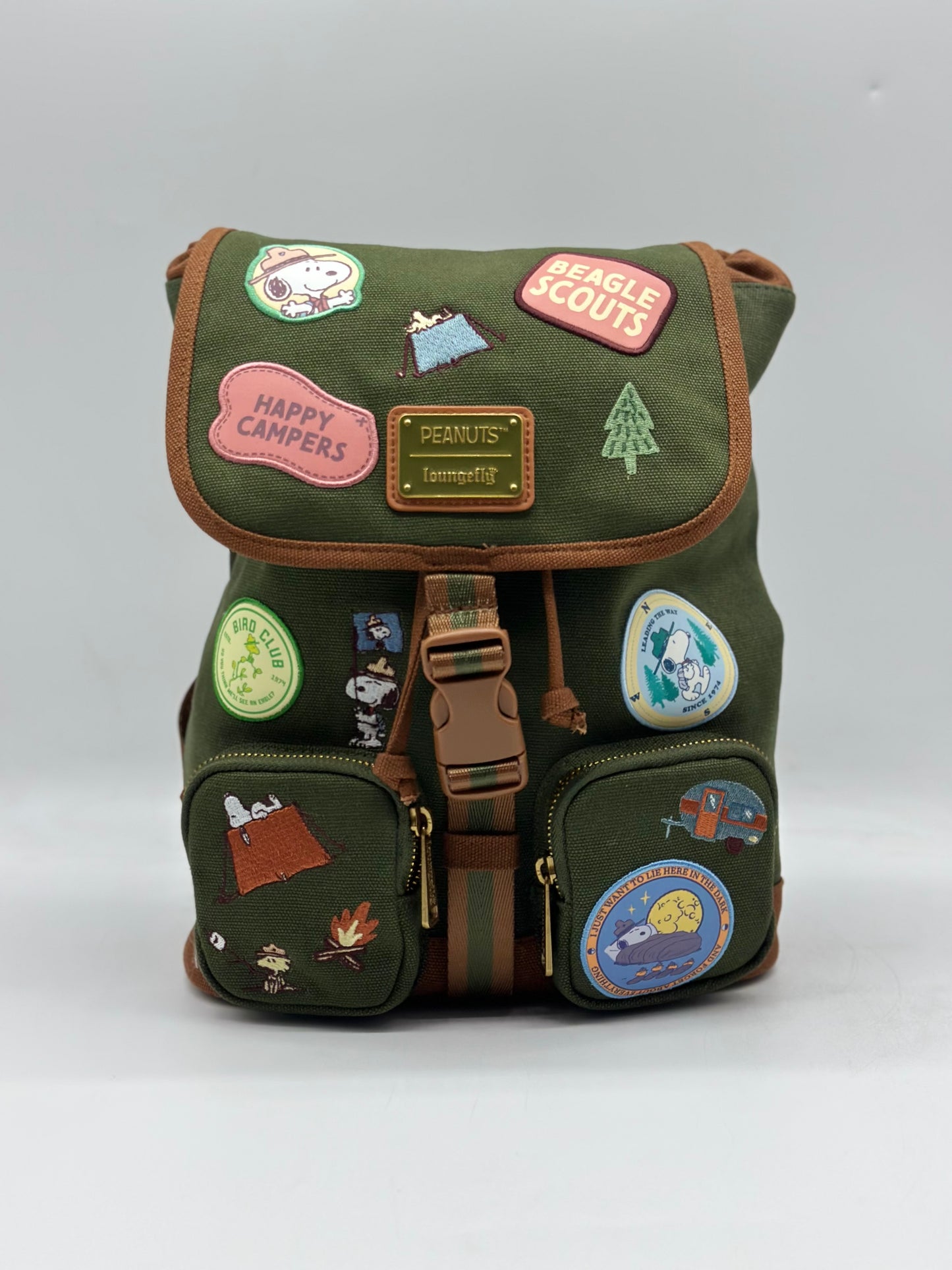 Peanuts Snoopy Beagle Scout Canvas Mini Backpack