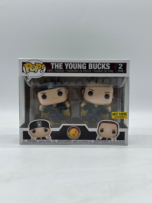 Pop! King Of Sports New Japan Pro-Wrestling The Young Bucks 2 Pack HotTopic Exclusive