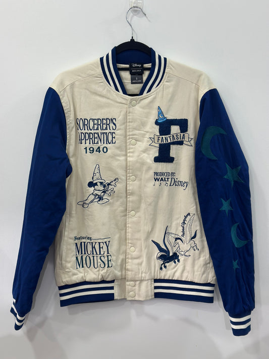 Disney Fantasia Mickey Mouse Varsity Jacket Small