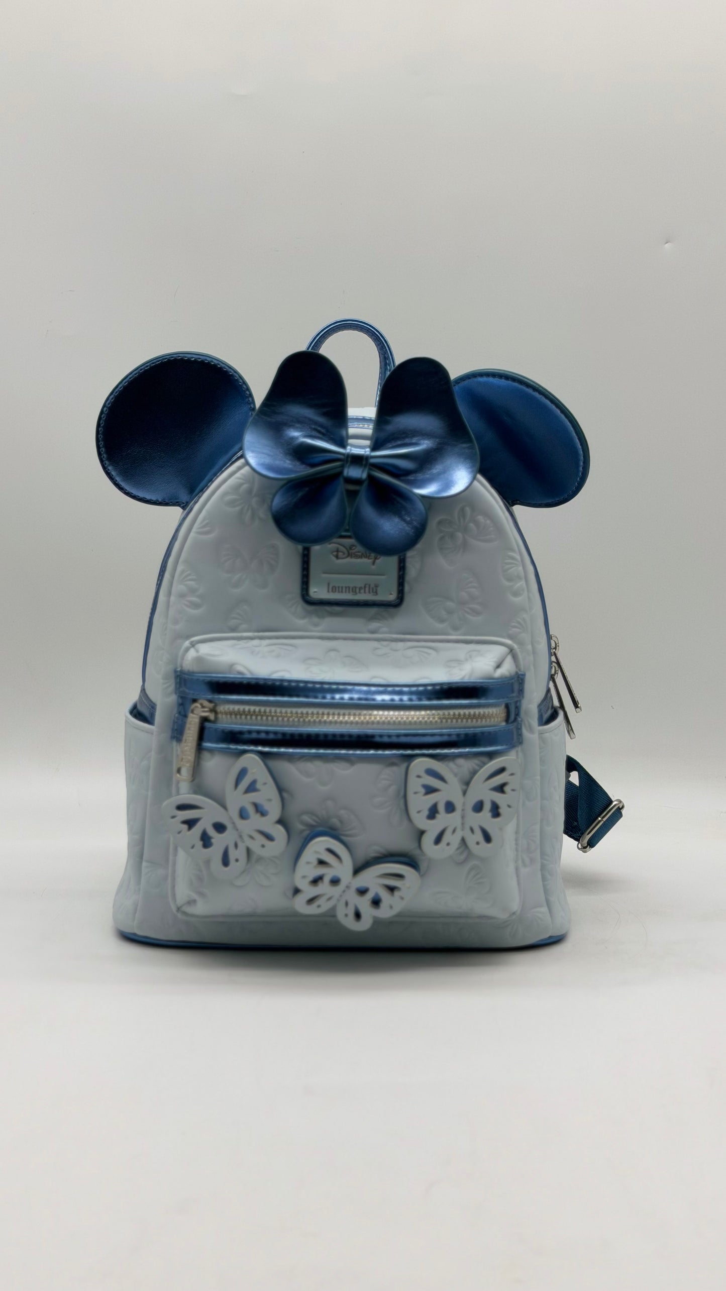 Disney Minnie Mouse Blue Butterfly Backpack