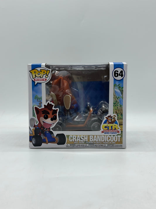 Pop! Rides Crash Team Racing Nitro Fueled 64 Crash Bandicoot