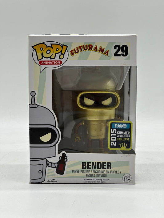 Pop! Animation Futurama 29 Bender 2015 Summer Convention Exclusive