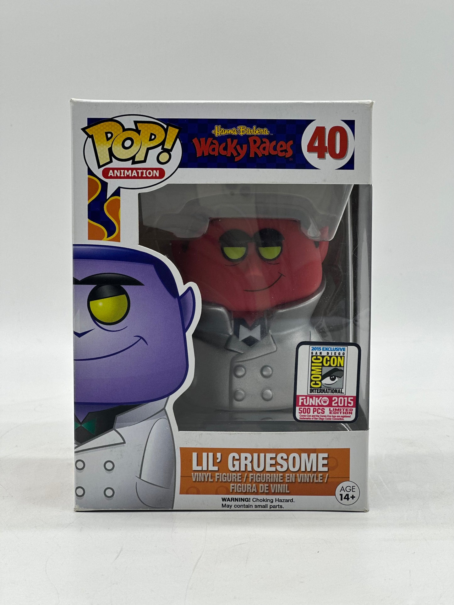 Pop! Animation Hanna Barbera Wacky Races 40 Lil’ Gruesome 2015 San Diego Comic Con International 500 Pcs Limited Edition