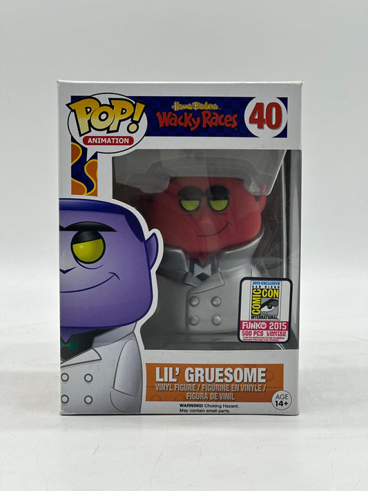 Pop! Animation Hanna Barbera Wacky Races 40 Lil’ Gruesome 2015 San Diego Comic Con International 500 Pcs Limited Edition