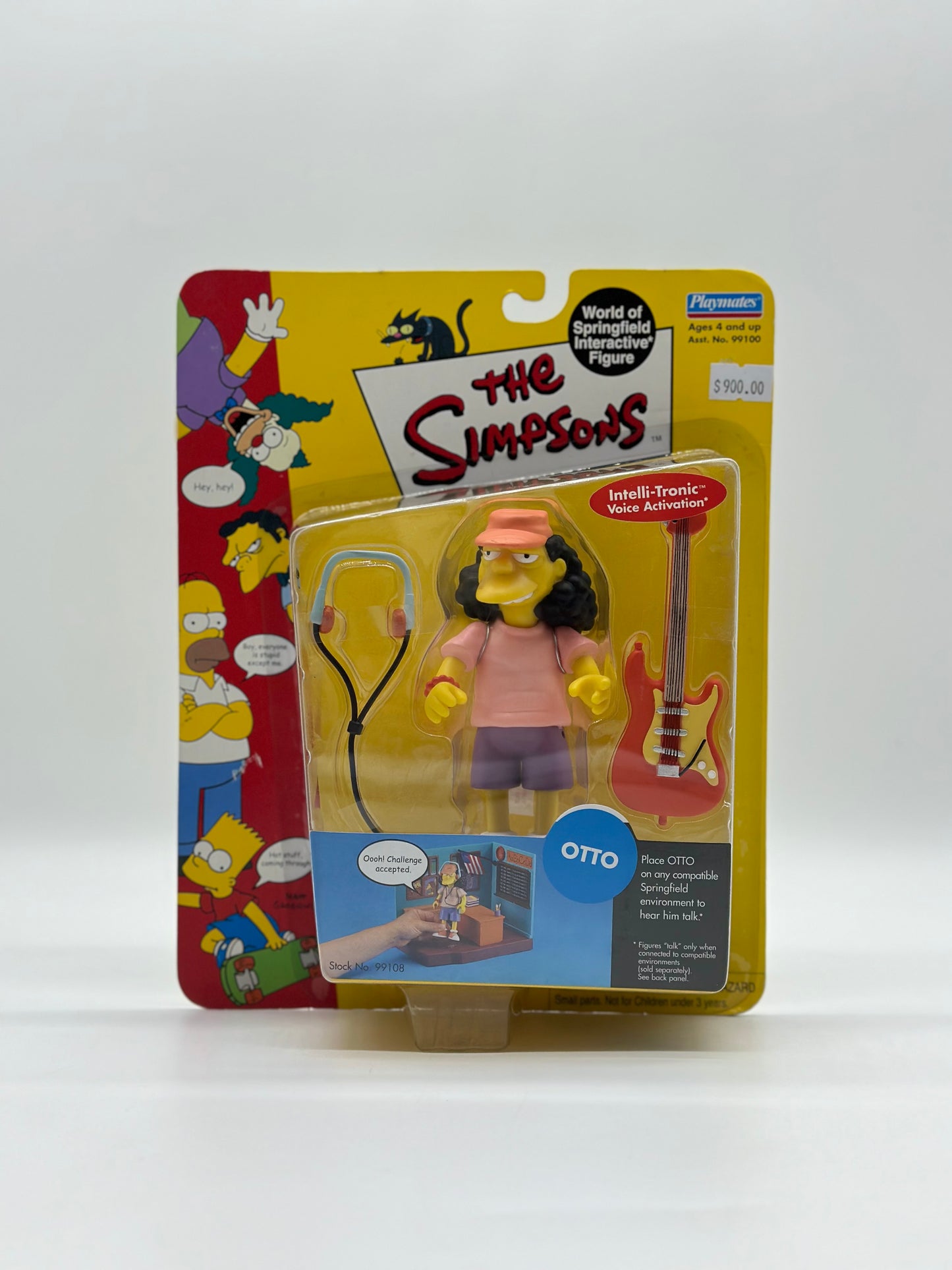 The Simpsons World Of Springfield Interactive Figure Otto