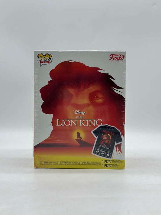Pop! Tees Disney The Lion King Mufasa Flocked Exclusive Size M