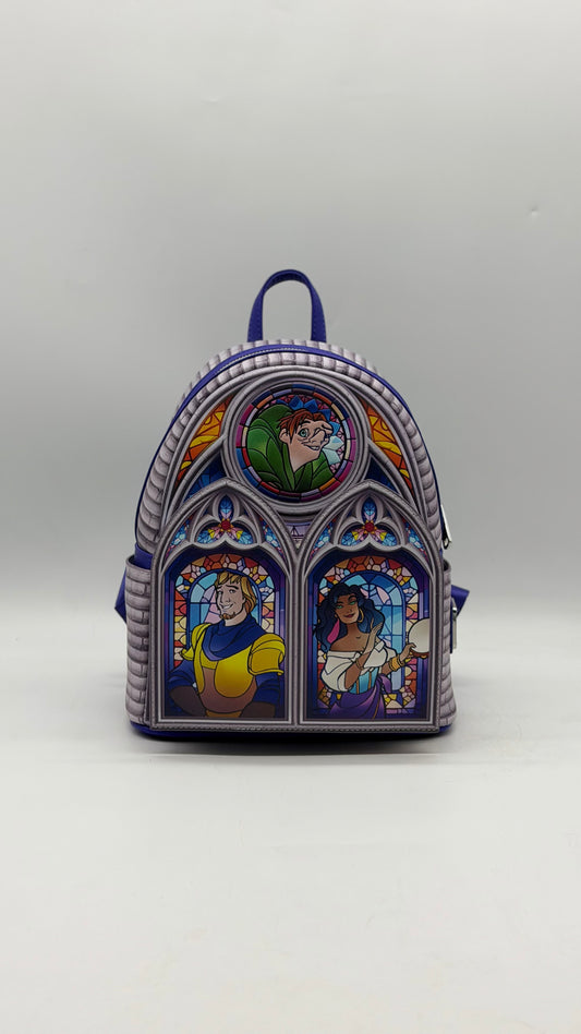 Disney The Hunchback Of Notre Dame Character Stained Glass Windows Backpack