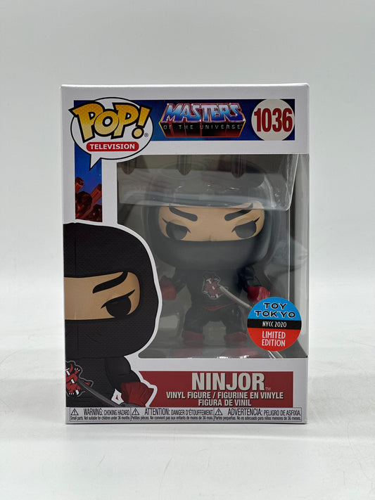 Pop! Television Masters Of The Universe 1036 Ninjor Toy Tokyo NYCC 2020 Limited Edition