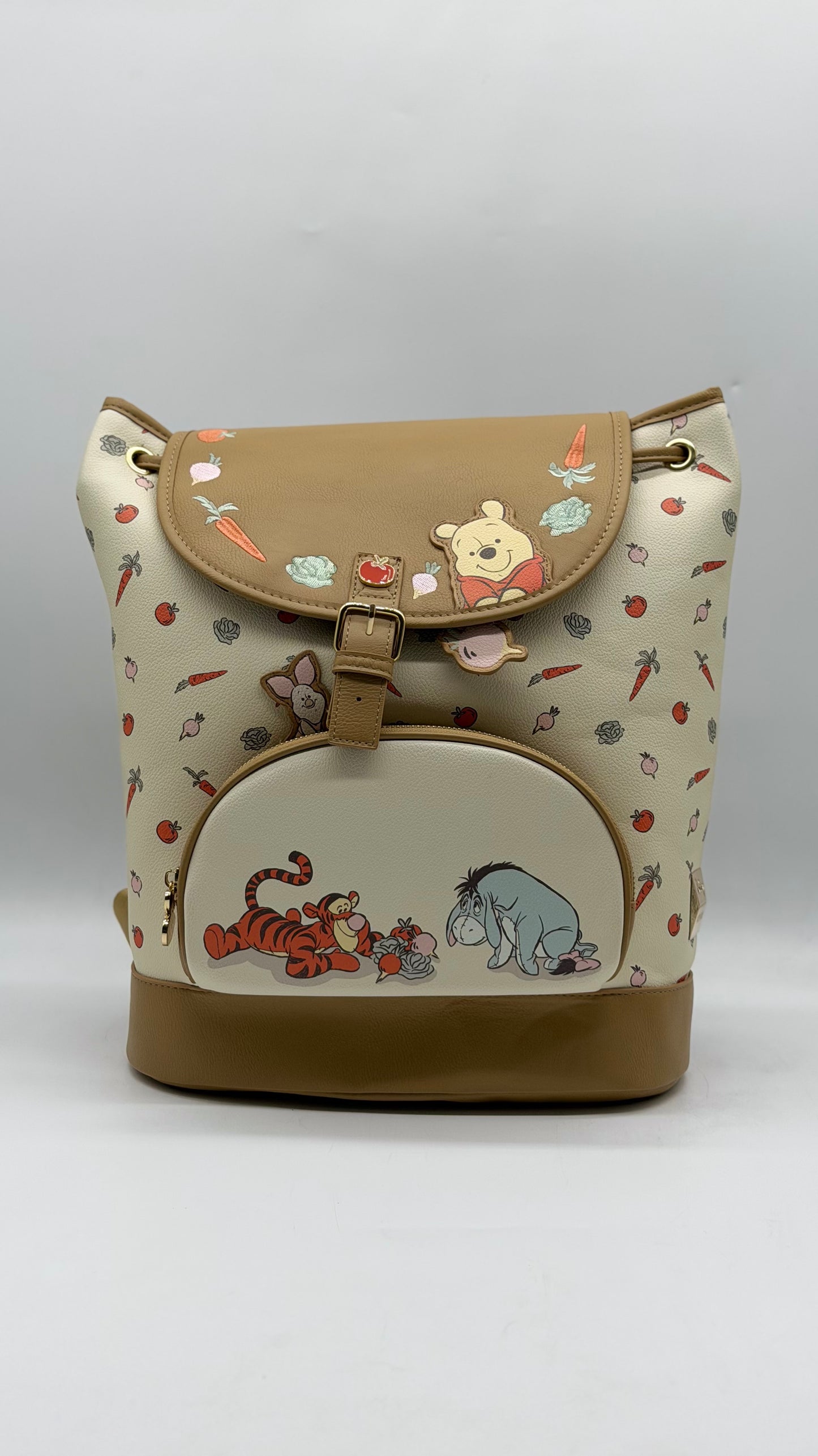 Disney Winnie The Pooh Veggies Allover Print Backpack