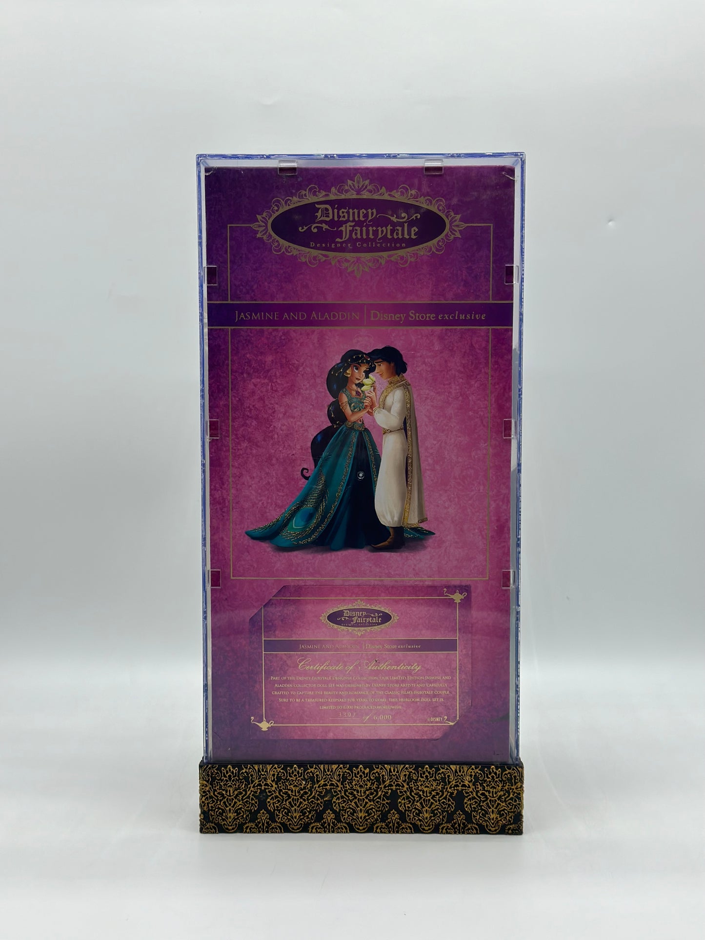 Disney Fairytale Designer Collection Jasmine And Aladdin Limited Edition Doll Set