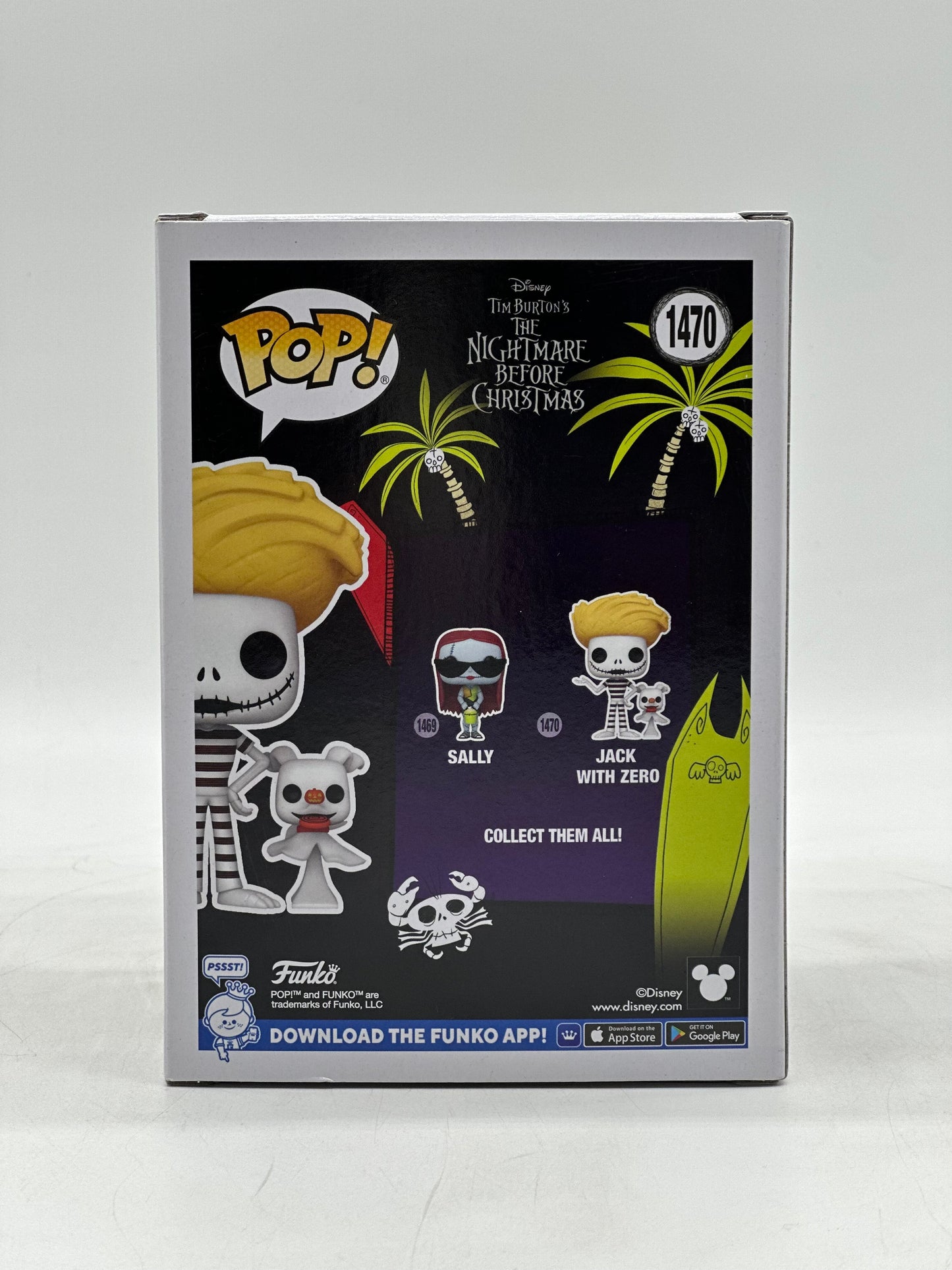 Pop! Disney The Nightmare Before Christmas 1470 Jack Skellington With Zero