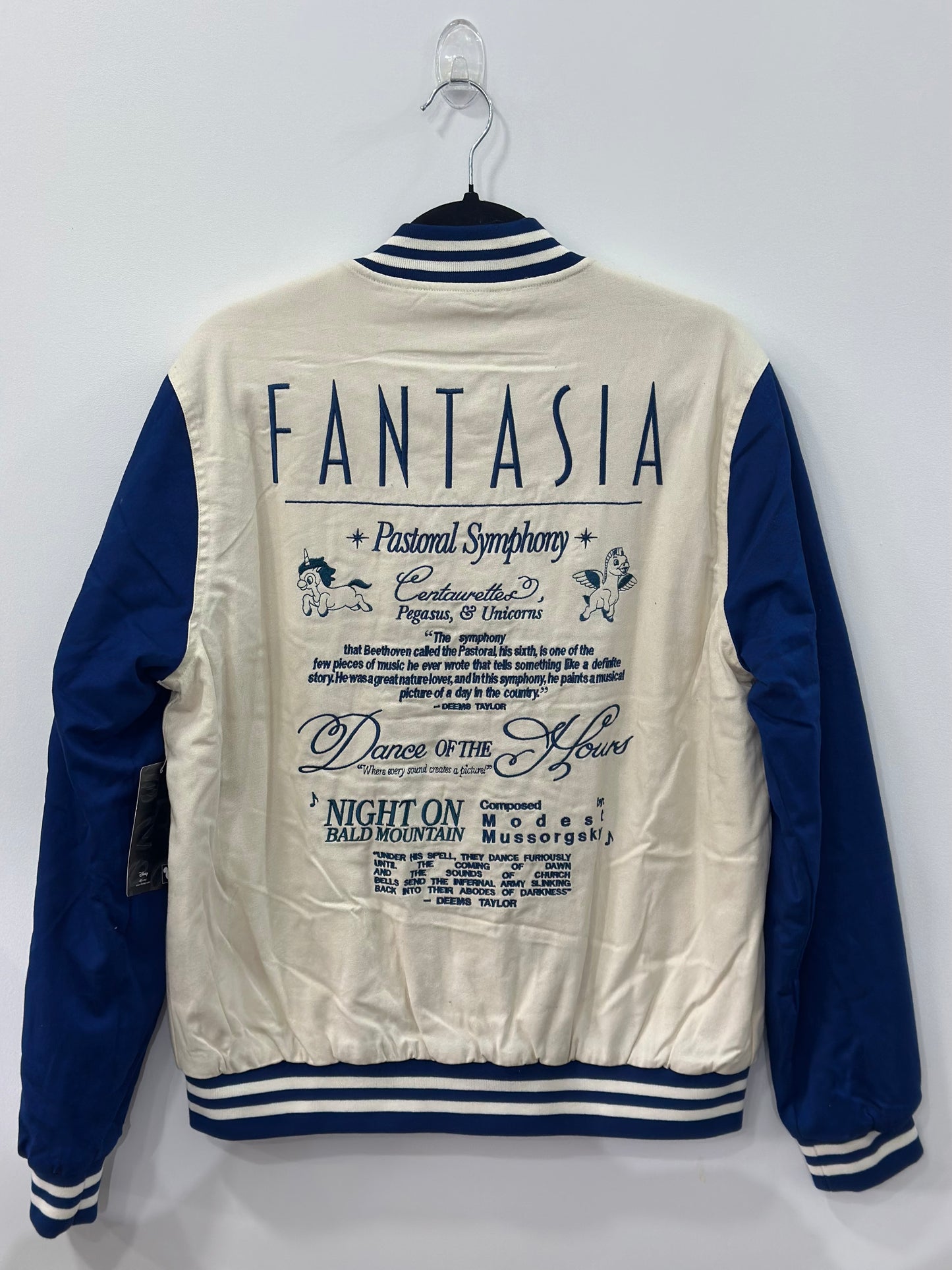 Disney Fantasia Mickey Mouse Varsity Jacket Small