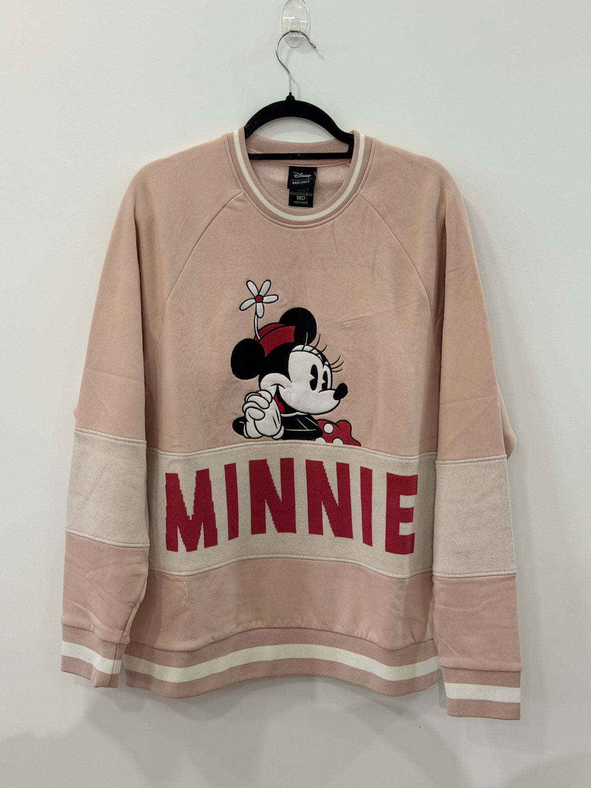 Disney Minnie Mouse Panel Crewneck Small