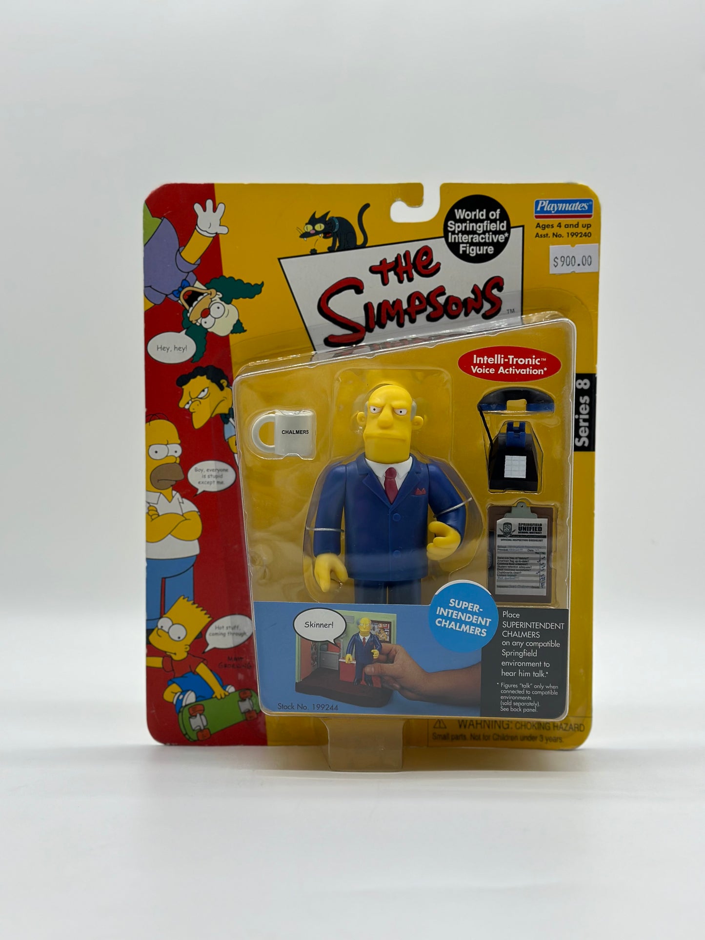 The Simpsons World Of Springfield Interactive Figure Super - Intendent Chalmers