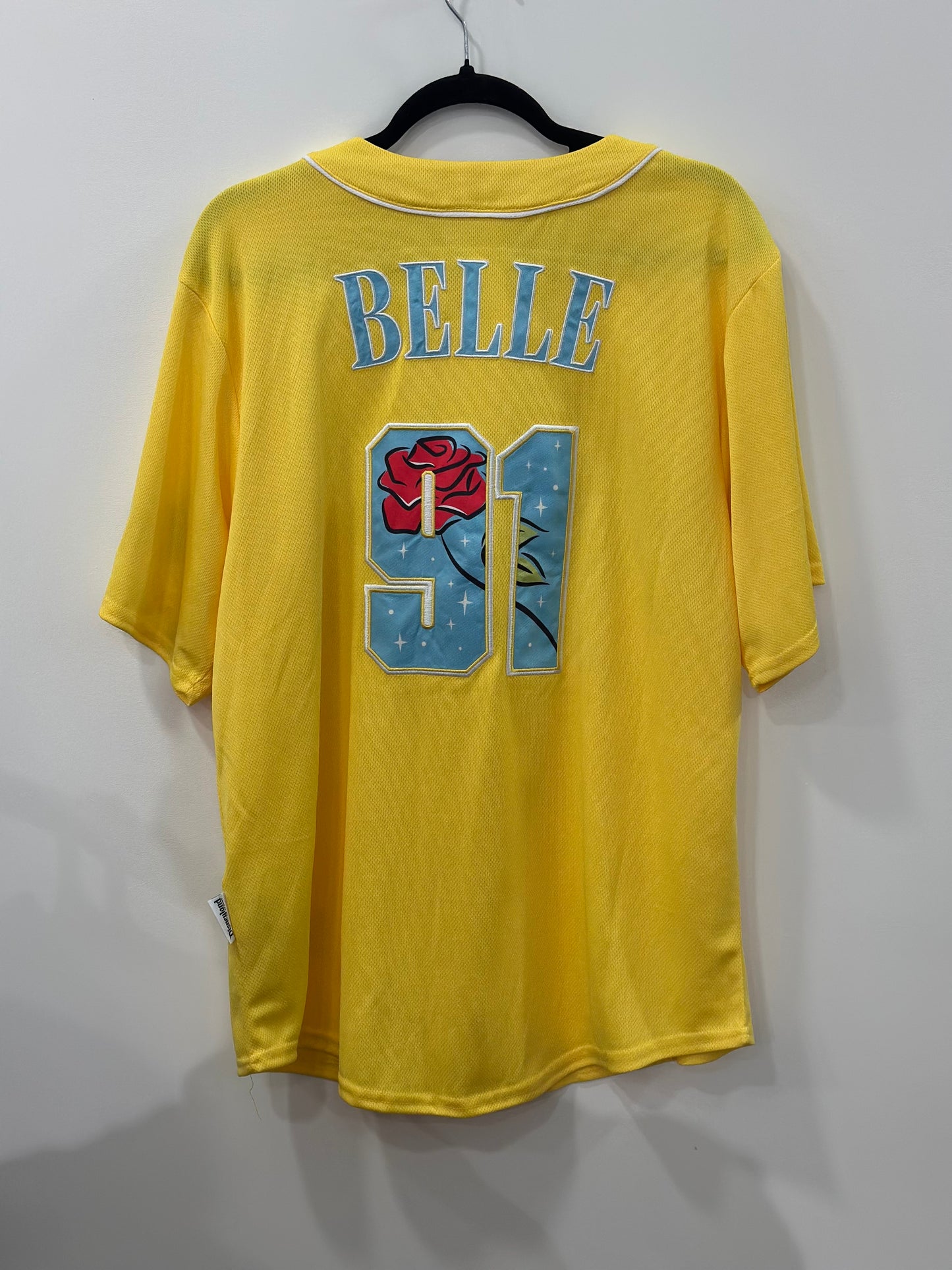 Disney Beauty And The Beast Belle Baseball Shirt Medium