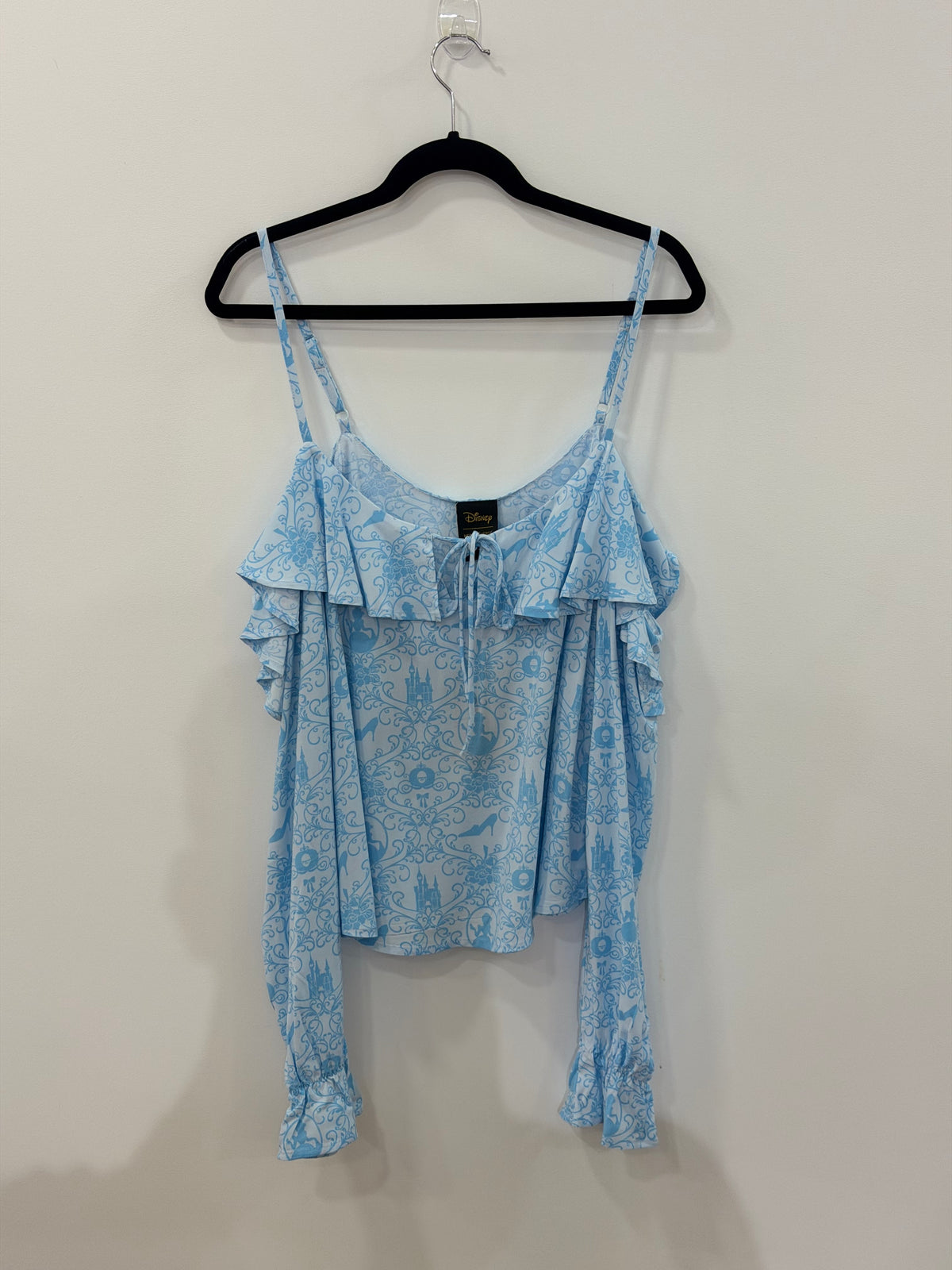 Disney Cinderella Icons Cold Shoulder Long Sleeve Top Extra Large