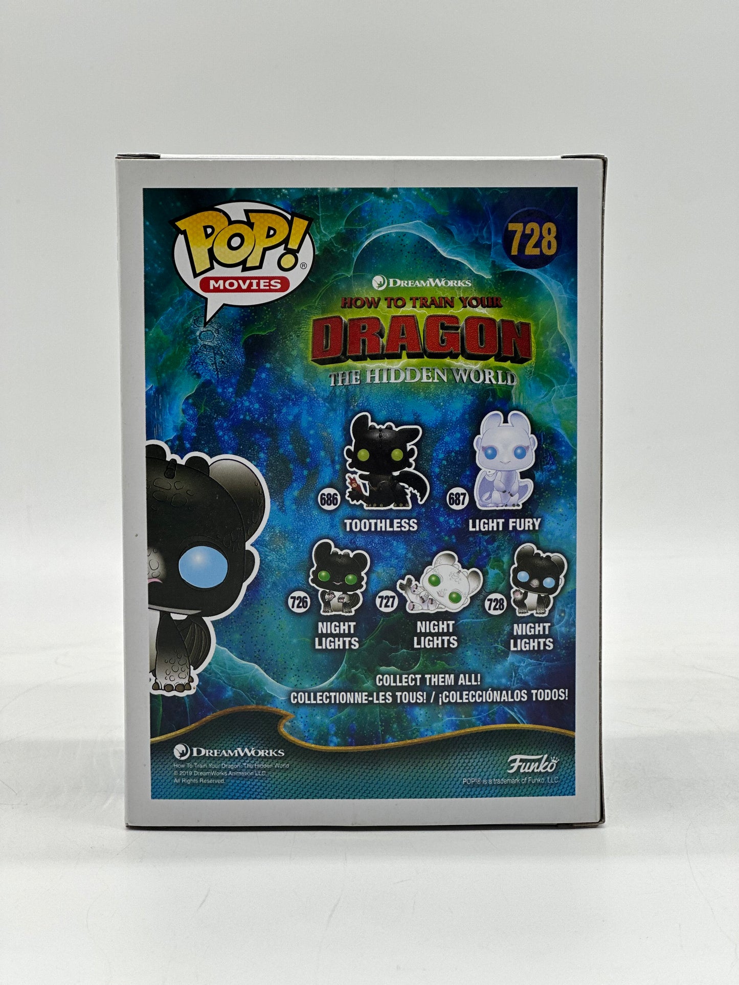 Pop! Movies DreamsWorks How To Train Your Dragon The Hidden World 728 Night Lights