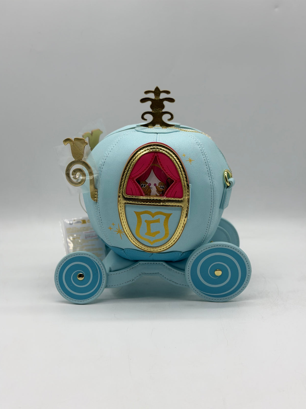 Disney Cinderella Pumpkin Carriage Figural Crossbody Bag Stitch Shoppe
