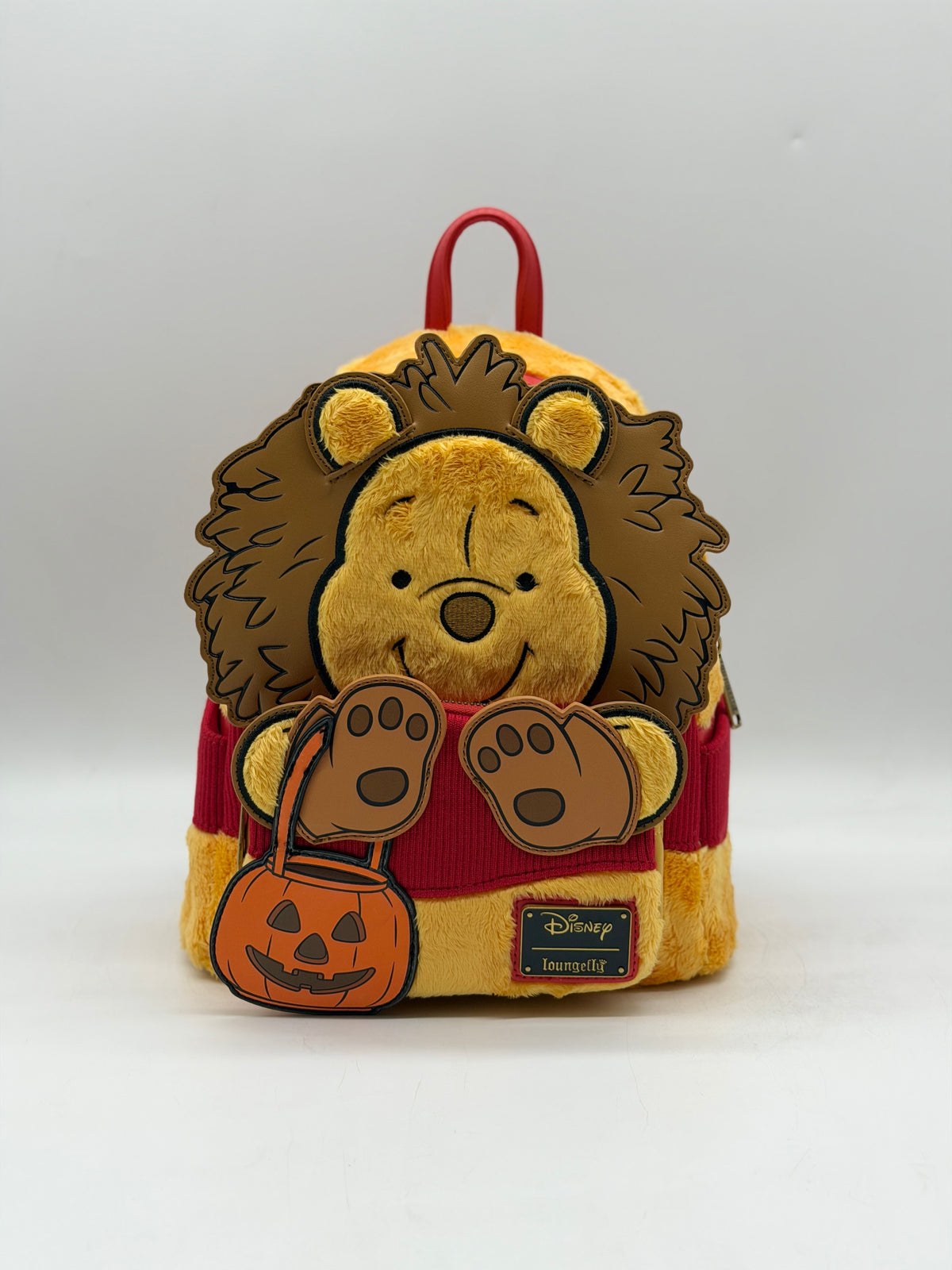 Disney Winnie The Pooh Faux Lion Halloween Costume Glows In The Dark Mini Backpack