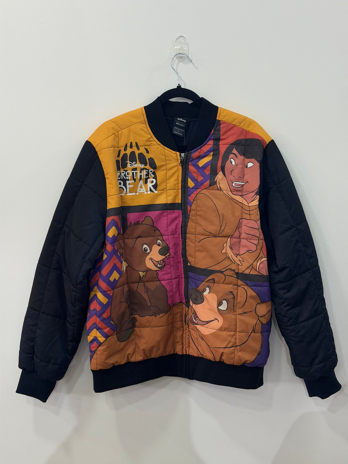 Disney Brother Bear Retro Quilted Jacket Large