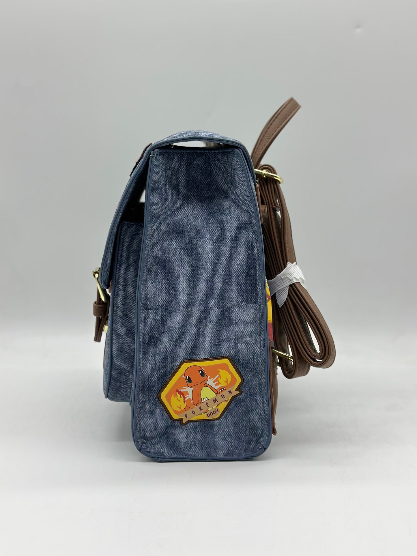Pokemon Patches Denim Mini Backpack