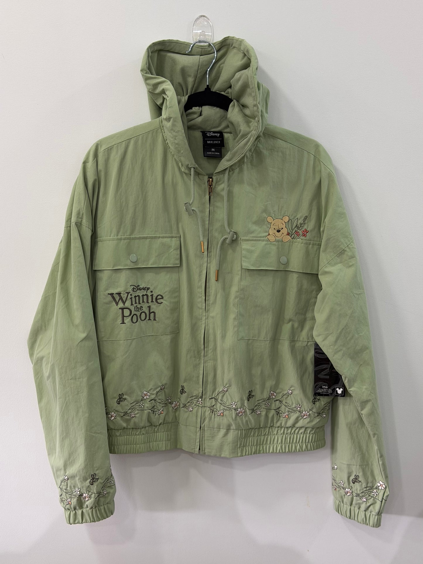 Disney Winnie The Pooh Floral Women’s Cropped Jacket Small