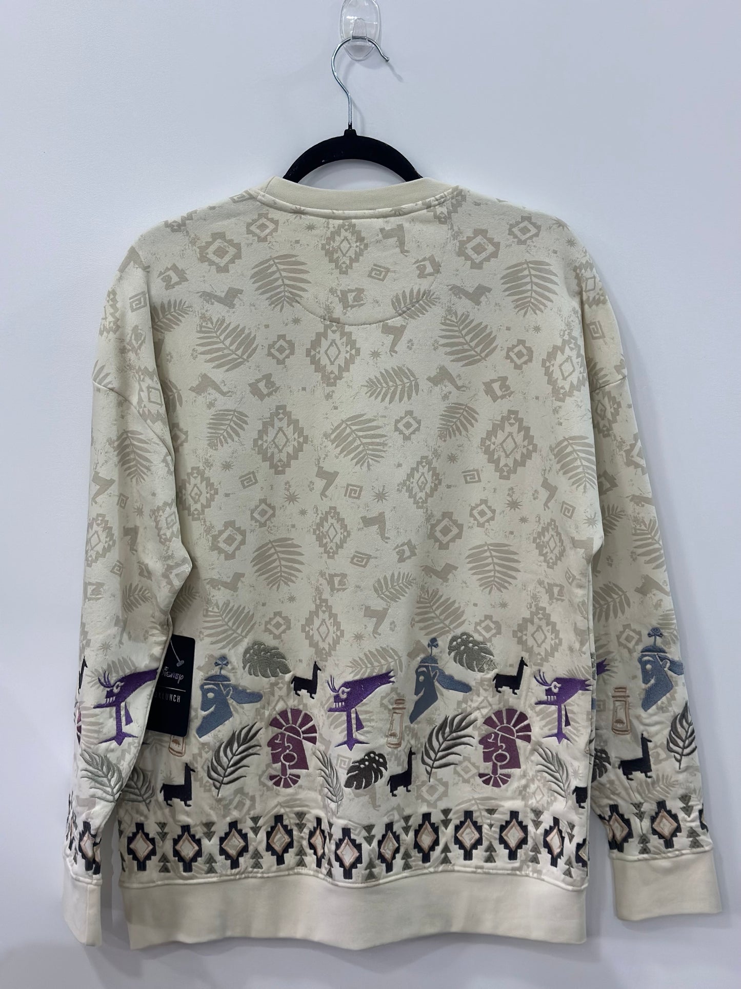 Disney The Emperor’s New Groove Embroidered Icons Crewneck Small