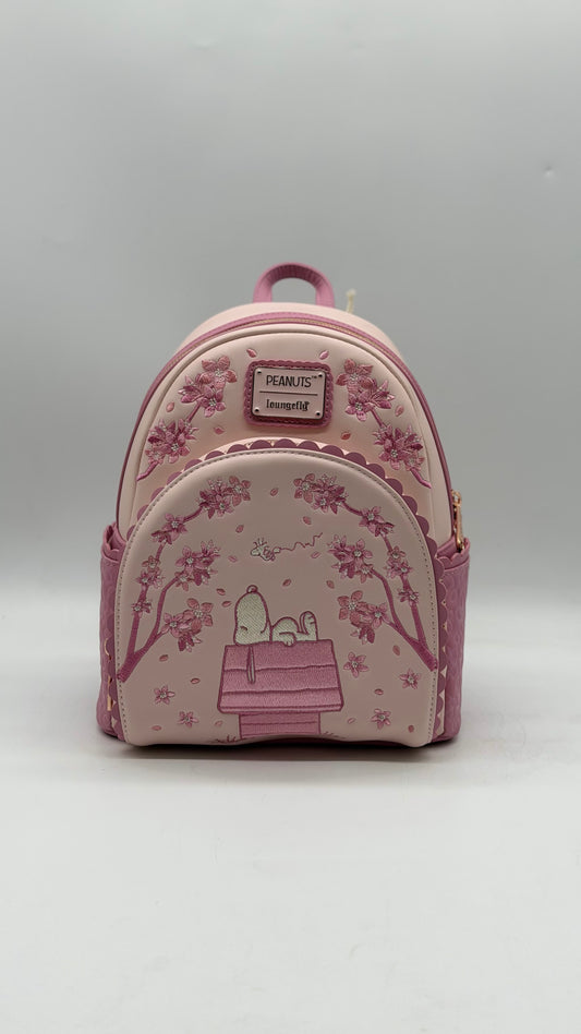 Peanuts Snoopy Cherry Blossom Snoopy Backpack