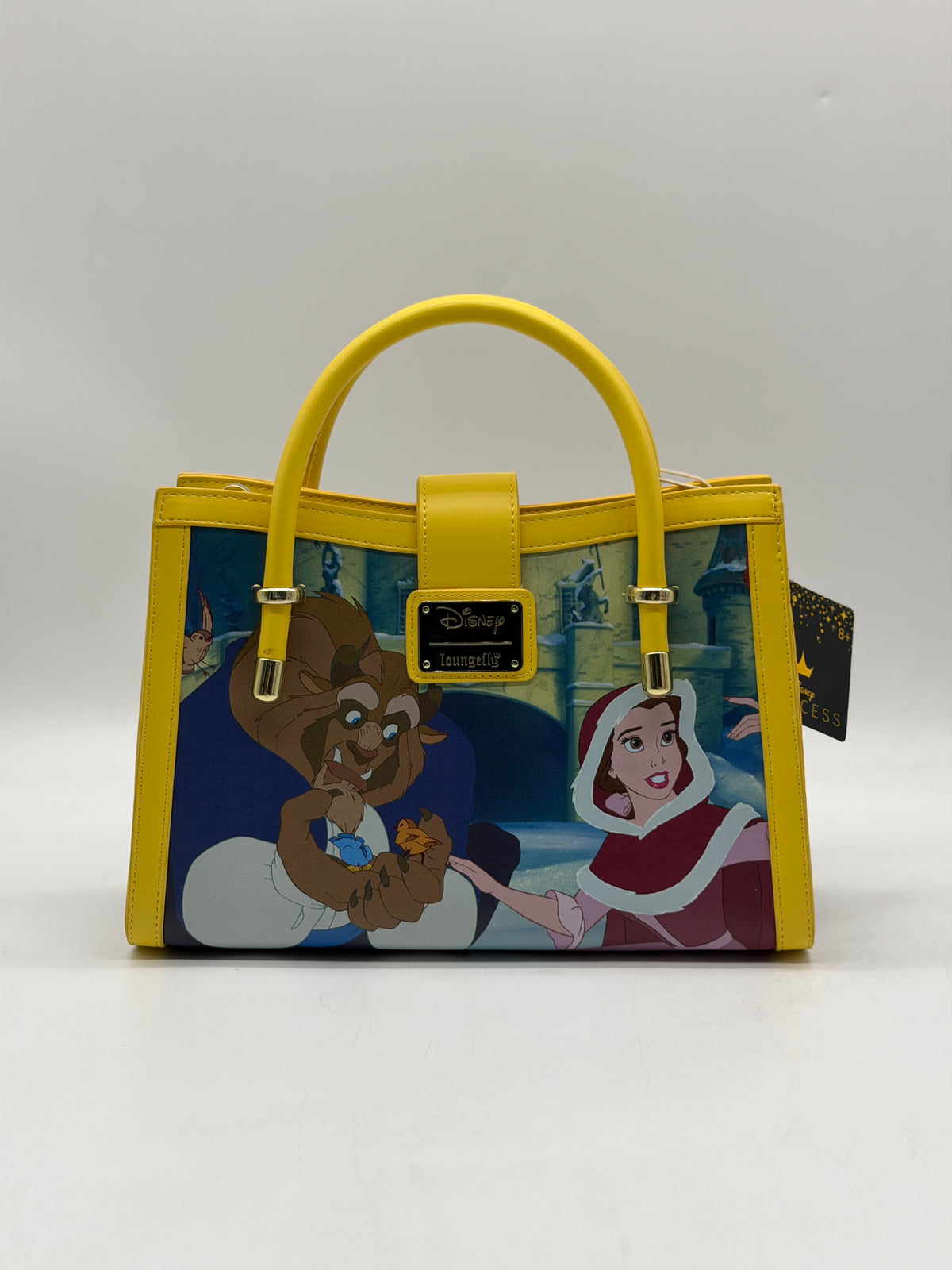 Disney Beauty And The Beast Belle Princess Scene Crossbody Bag