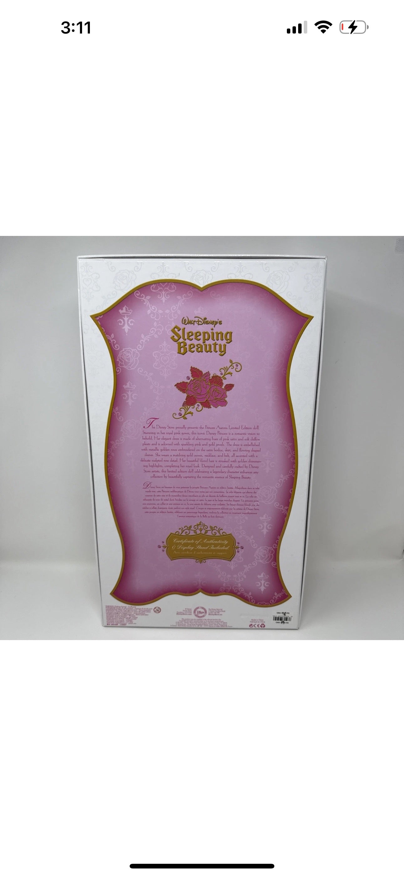 Aurora Pink Limited Edition Doll - 1 Of 5000