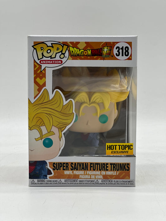 Pop! Animation Dragon Ball Z Super 318 Super Saiyan Future Trunks HotTopic Exclusive