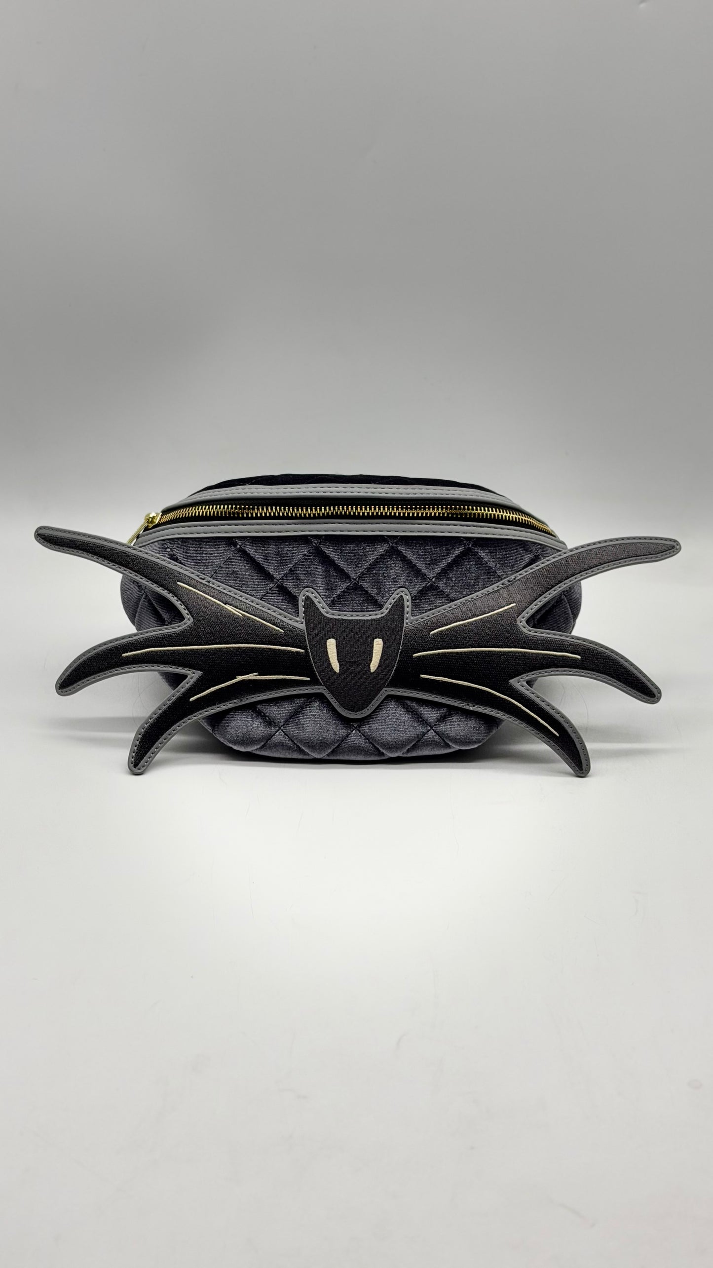 Disney The Nightmare Before Christmas Jack Skellington Bow Tie Velvet Belt Bag