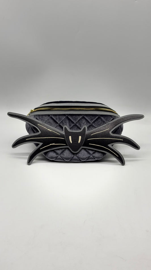 Disney The Nightmare Before Christmas Jack Skellington Bow Tie Velvet Belt Bag