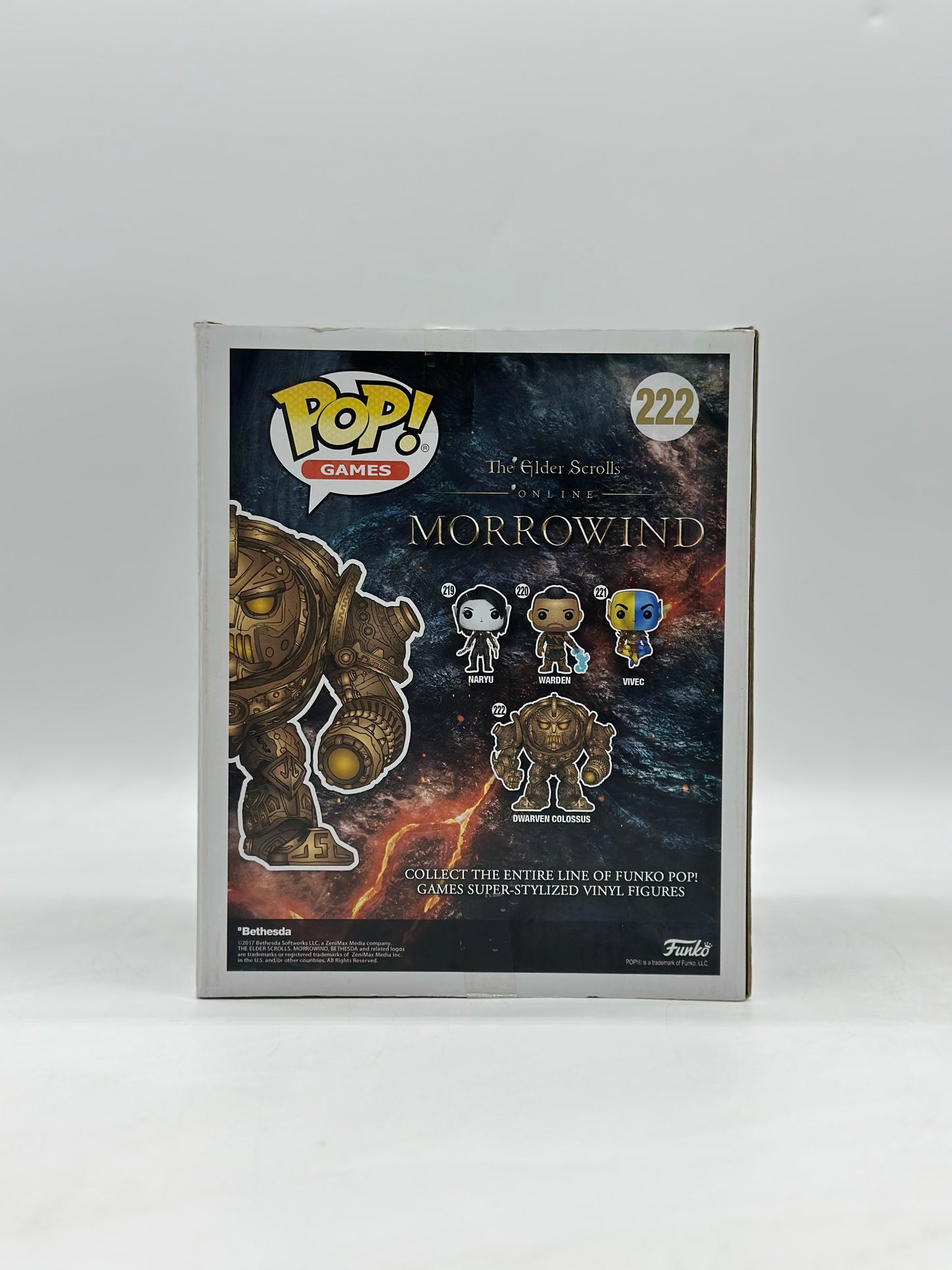 Pop! Games The Glder Scrolls Online Morrowind 222 Dwarven Colossus 2017 Summer Convention Exclusive 8’Inch