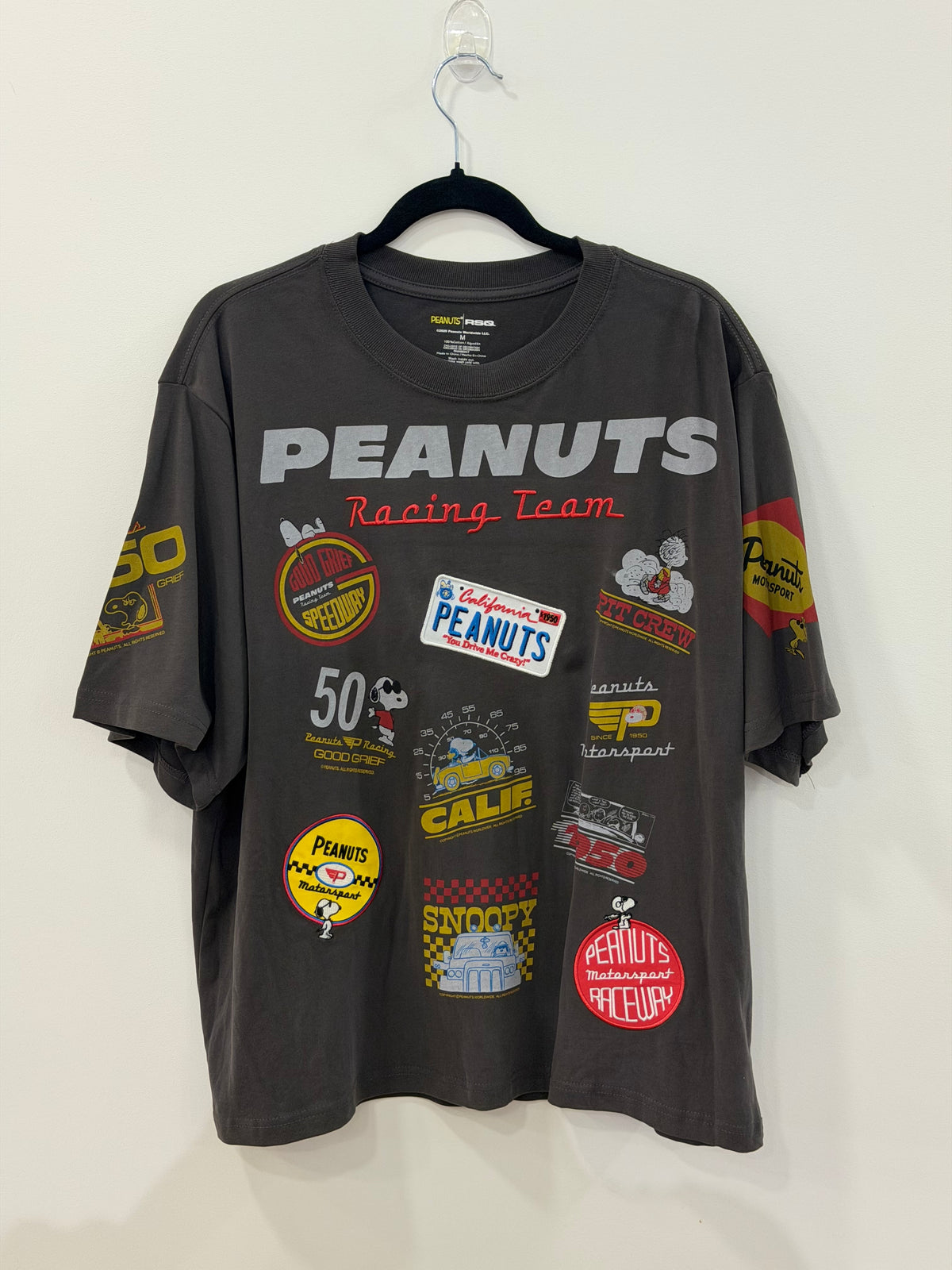 Peanuts Racing Men’s Boxy Tee Medium
