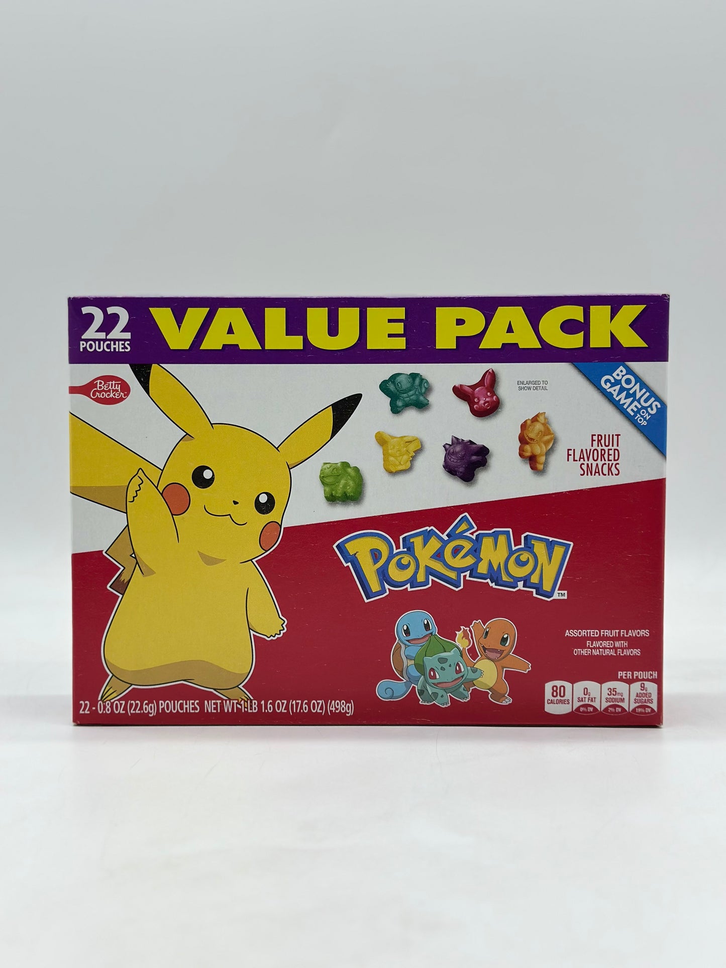Pokemon Fruit Flavored Snacks
