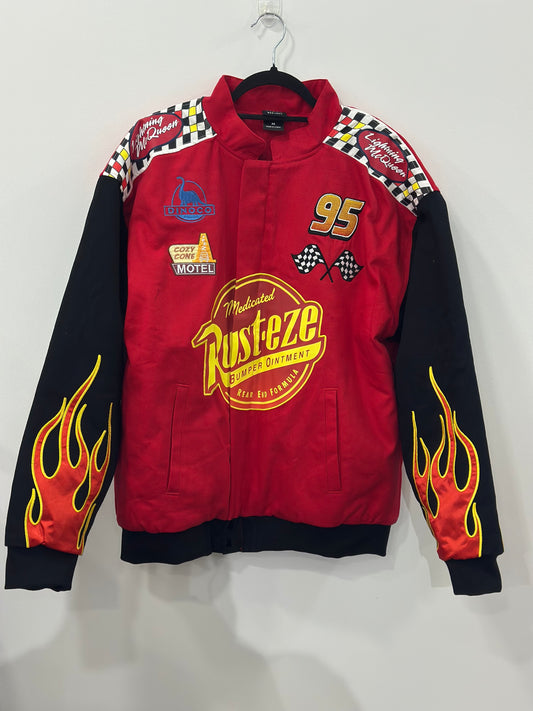 Disney Pixar Cars Lightning McQueen Racing Jacket Medium